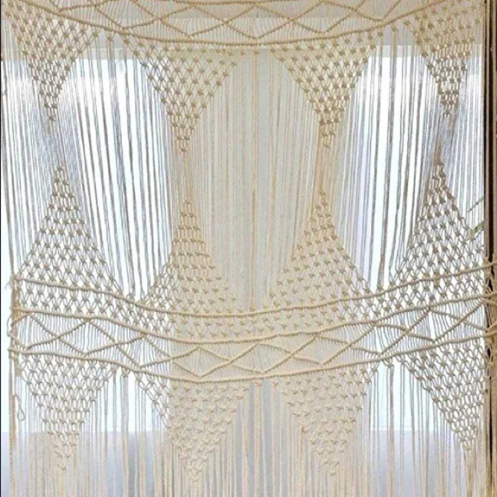 Geometric Macrame Indie Hippie Living Room/Bedroom/Dorm/Wall/Home Decor/Art - Picture 5 of 7